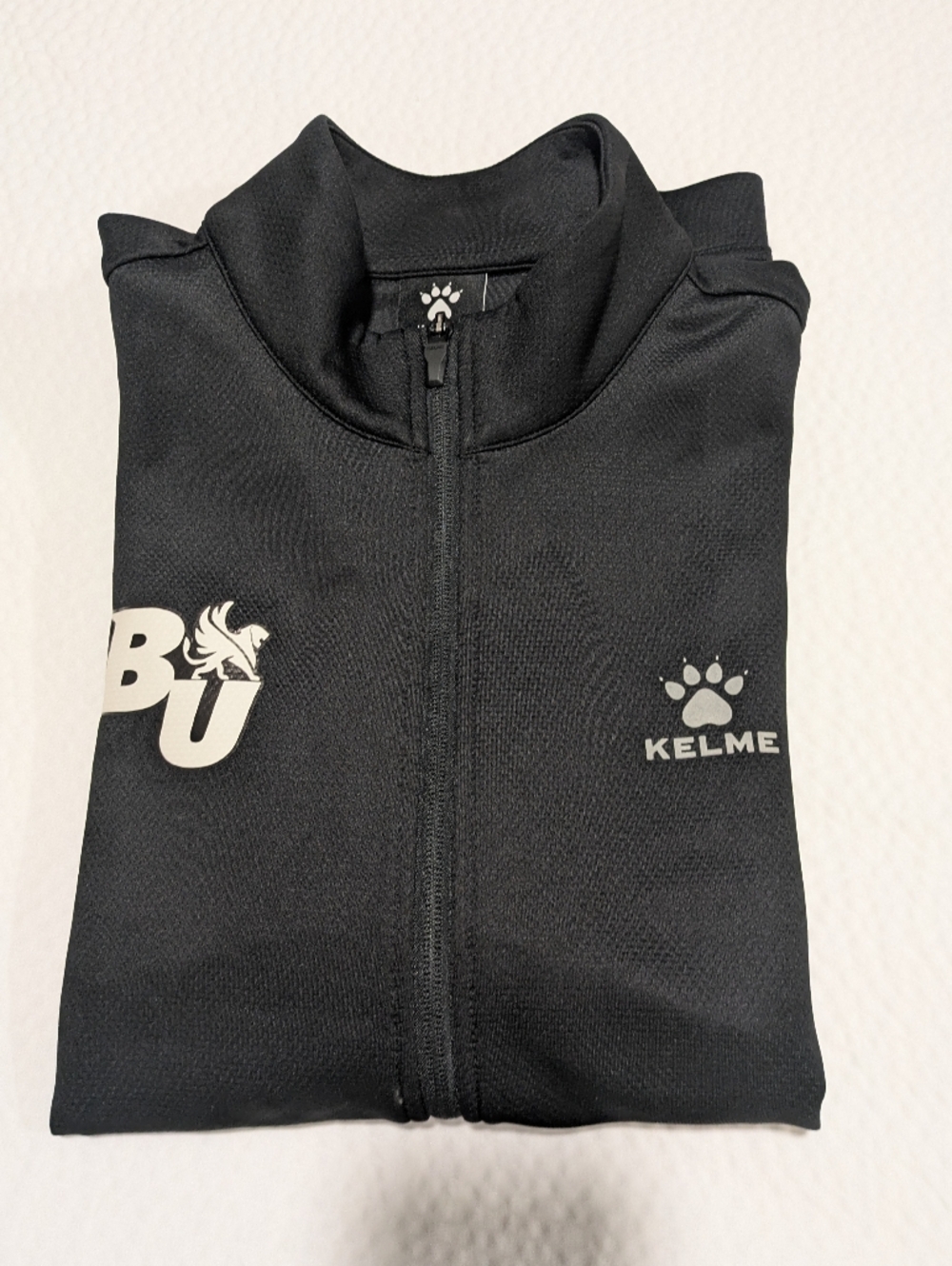 Kelme Black Full-Zip Athletic Jacket